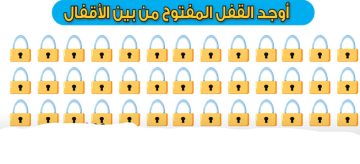 لغز خدع 98% من الناس.. هل يمكنك العثور على القفل المفتوح بين الأقفال المغلقة؟| تبقى عبقري لو عرفتها