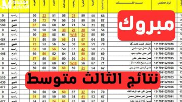 ظهرت الآن.. نتائج الثالث متوسط 2025 رسميًا عبر موقع وزارة التربية العراقية لجميع المحافظات