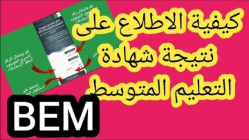 الامتحانات والمسابقات يعلن ميـــعاد نتائج شهادة التعليم المتوسط 2025 نتيجة البيام بالجزائر