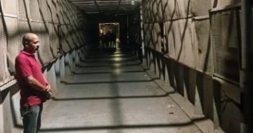 إضاءة كوبرى مشاة الشرابية تنفيذًا لتوجيهات محافظ القاهرة