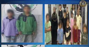أمن شرق القاهرة يكشف شبكة تستغل الأطفال في التسول وبيع السلع