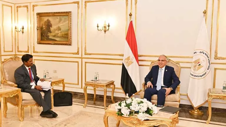 وزير الري المصري يلتقي نظيره الهندي في إطار فعاليات ‘أسبوع القاهرة للمياه’