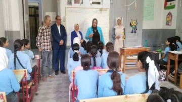 وكيل تعليم القاهرة تتابع سير العملية التعليمية في إدارة غرب القاهرة