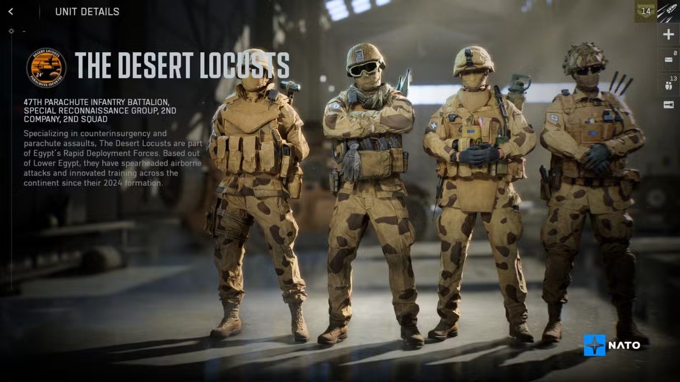 جميع الأزياء التجميلية للشخصيات في لعبة Battlefield 6 – الجزء الثالث