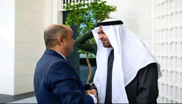 الرئيس الإماراتي محمد بن زايد يستقبل رئيس الوزراء سالم بن بريك في زيارة رسمية