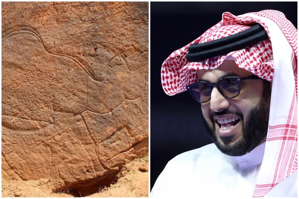 تركي آل الشيخ يكشف عن اكتشاف تاريخي مذهل في صحراء السعودية!
