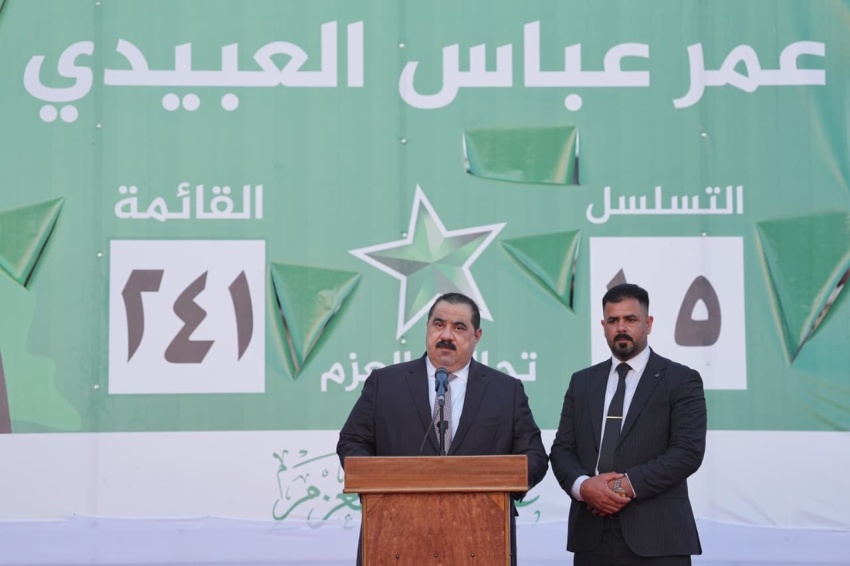السامرائي يدعو إلى تعزيز الخدمات ودعم مرشحي تحالف العزم في ديالى