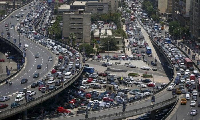 تحذير قبل مغادرتك: ازدحام مروري شديد على معظم طرق القاهرة والجيزة