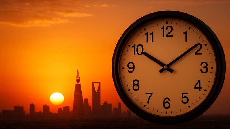 مفاجأة مذهلة: الرياض تخسر 41 دقيقة من ساعات النهار خلال أكتوبر!