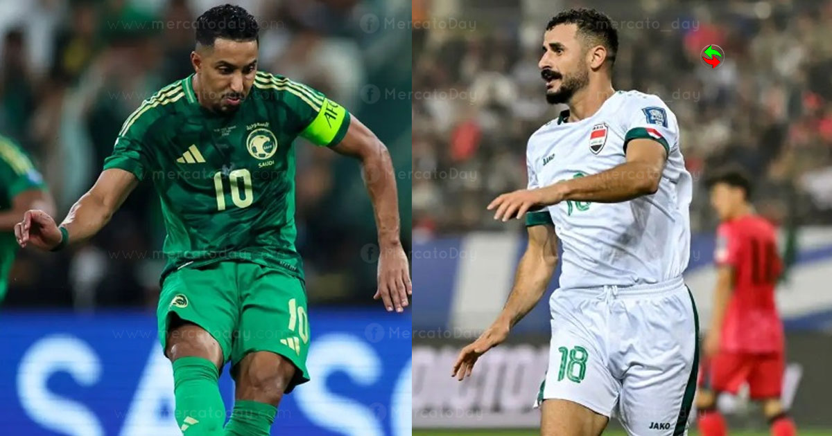 توقيت مواجهة العراق والسعودية في تصفيات كأس العالم 2026 وطرق مشاهدة المباراة