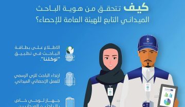 الإحصاء” تتيح التحقق من هوية الباحثين الميدانيين عبر تطبيق “توكلنا