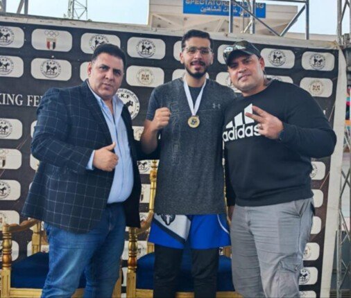طالب بكلية الطب بجامعة المنصورة الأهلية يتوج بذهبية الجمهورية فى الكيك بوكسينج